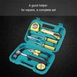 8 pcs household tool kit with plastic box