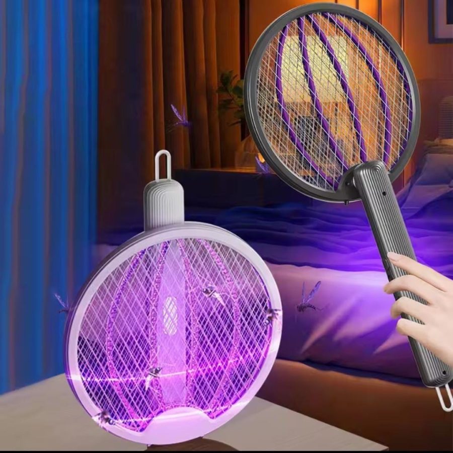 Foldable Electric Mosquito Killer Racket (USB Rechargeable) — photo 4