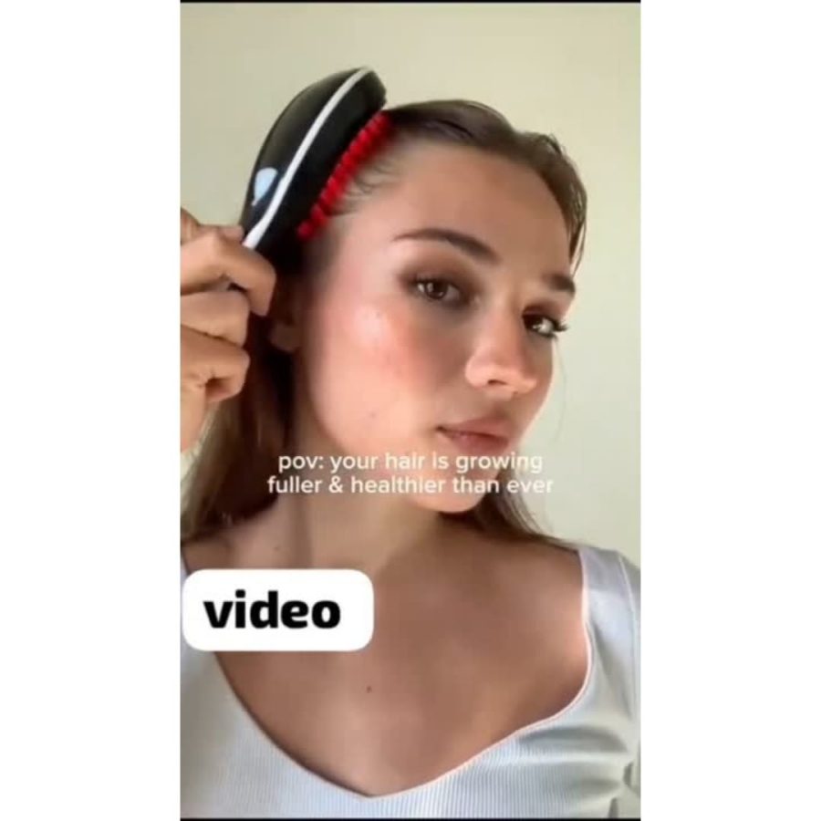 Electric Hair Growth Brush with Scalp Massage & Vibration — photo 3