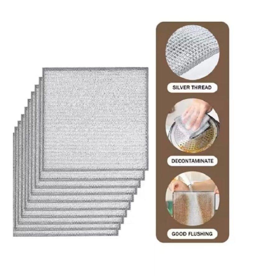 Silver Thread Kitchen Cleaning Cloth — photo 3