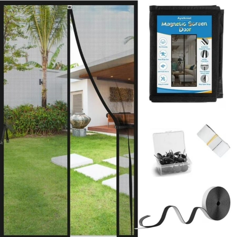 Magic Mesh Magnetic Screen Door (Hands-Free) — photo 4