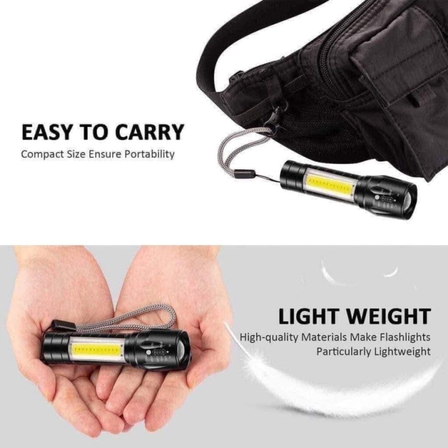 Mini Rechargeable LED Flashlight – Portable Emergency Torch — photo 4