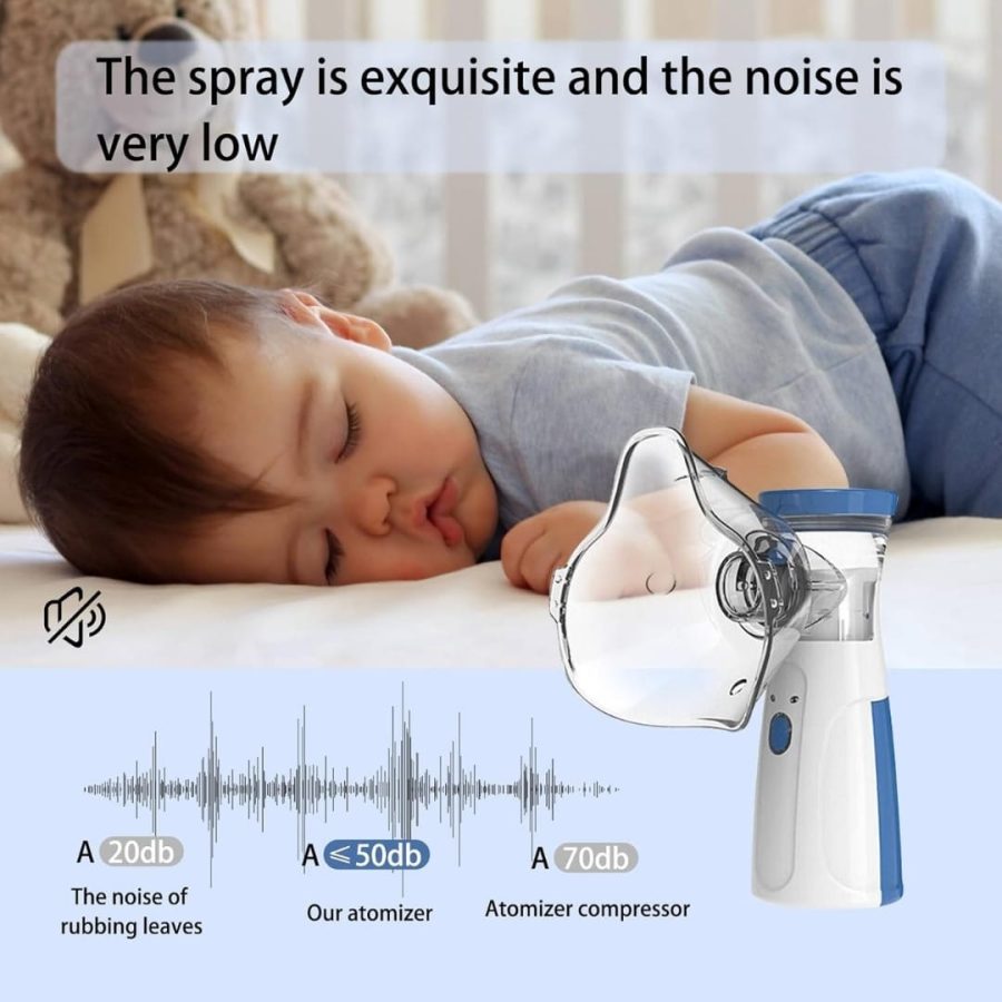 Portable Mesh Nebulizer for Kids & Adults (USB/AA) — photo 3