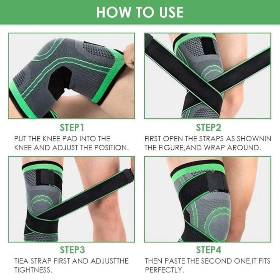 Pressure Adjustable Knee Support Brace for Men & Women — photo 3