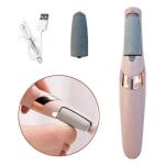Electric foot file for smooth heels