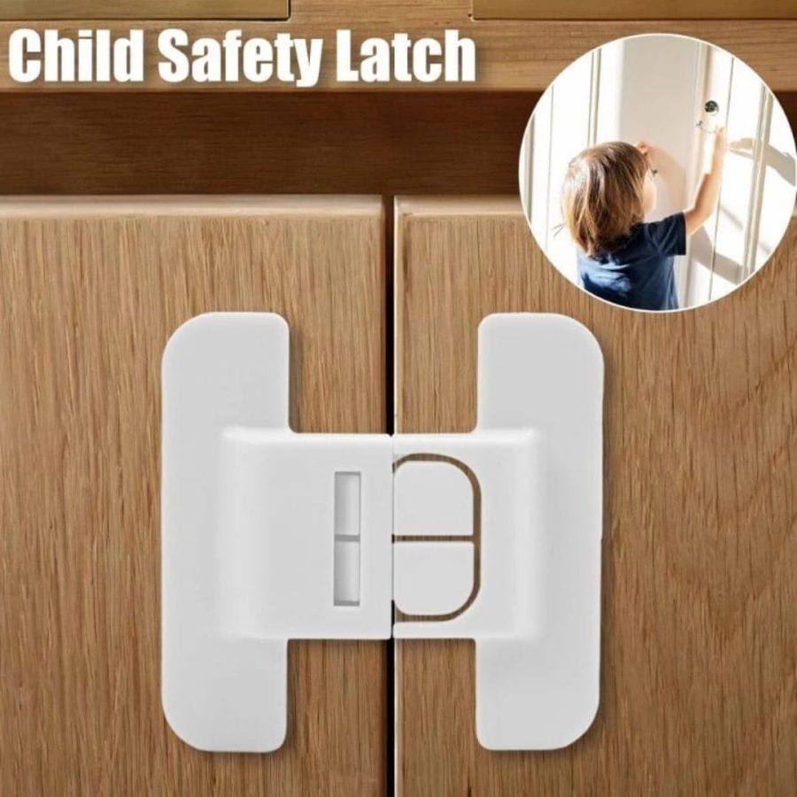 Refrigerator & Drawer Safety Lock (Dual Head Adhesive) — photo 2