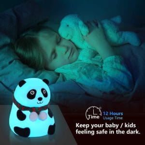 Sitting Panda Silicone Night Lamp