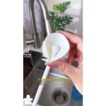Soft silicone bottle cleaning brush foldable design