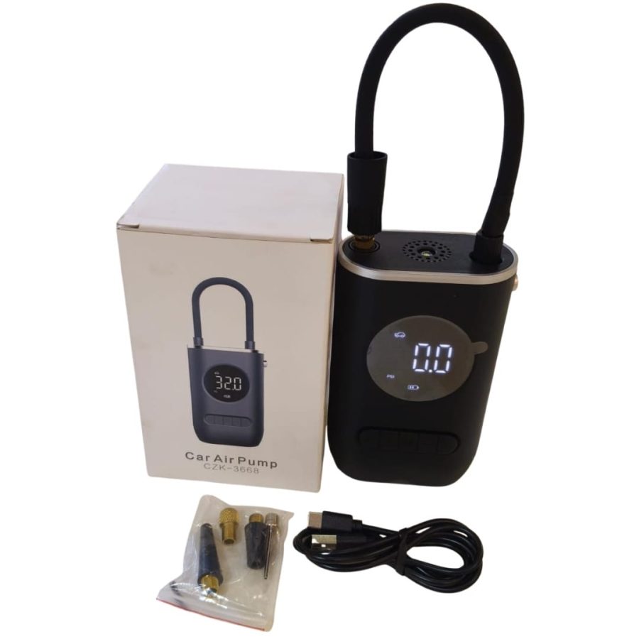 Portable Tire Inflator Air Compressor with USB Charging — photo 2