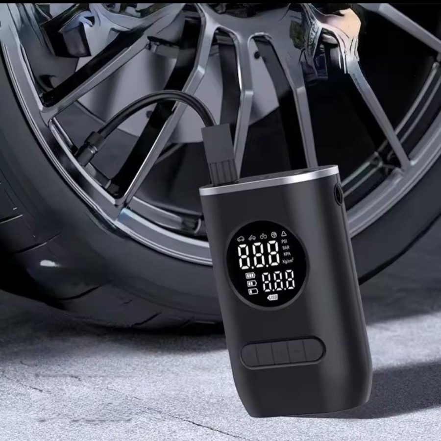 Portable Tire Inflator Air Compressor with USB Charging