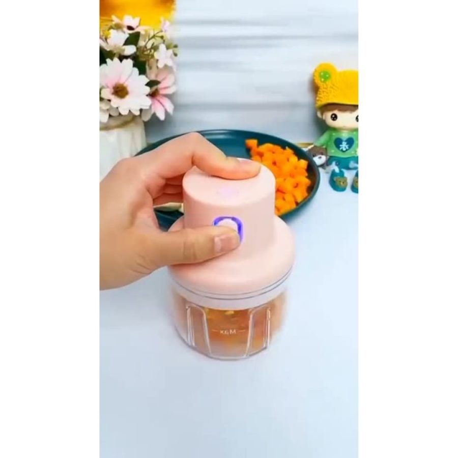 USB Rechargeable Mini Food Chopper 250ml – Electric Grinder — photo 2