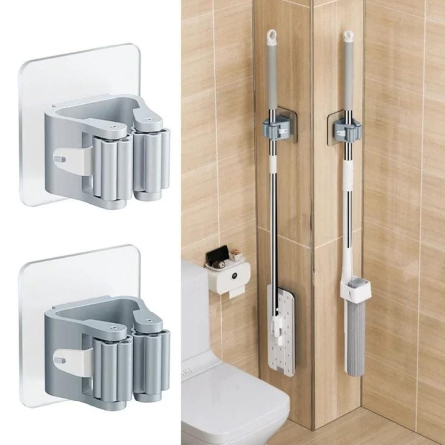 Wall Mounted Mop & Broom Holder