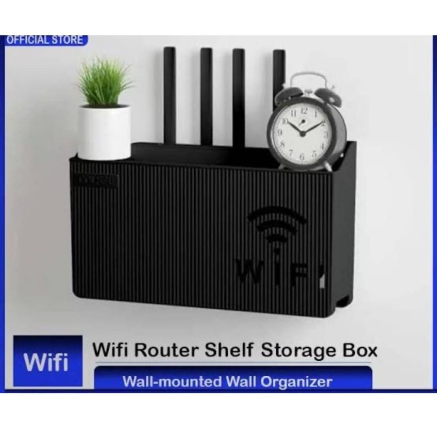 Wall Mounted WiFi Router Shelf Box — photo 6