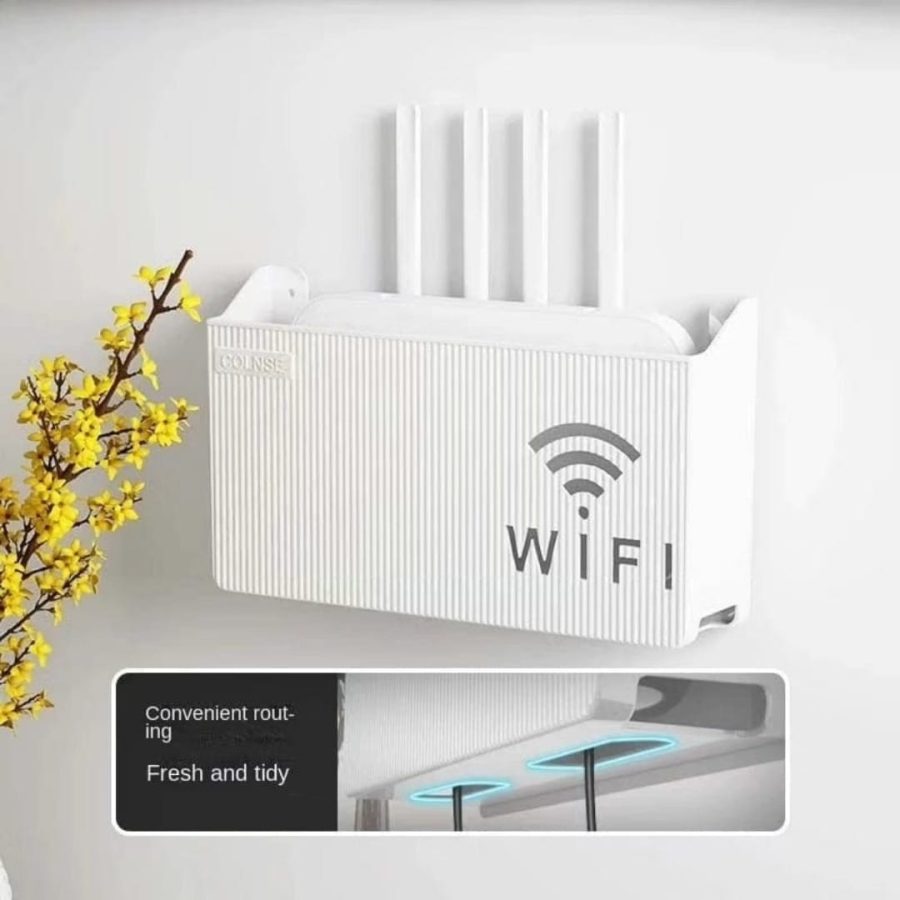 Wall Mounted WiFi Router Shelf Box — photo 4
