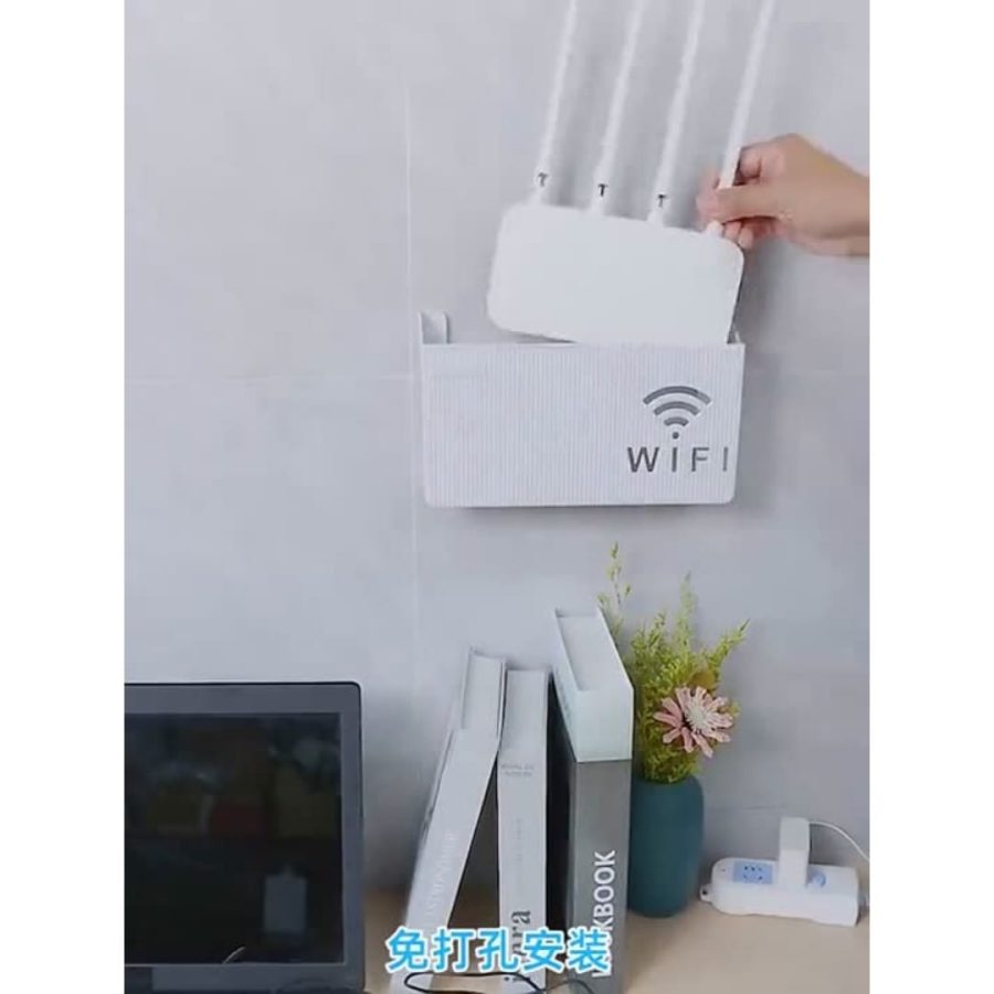Wall Mounted WiFi Router Shelf Box — photo 2