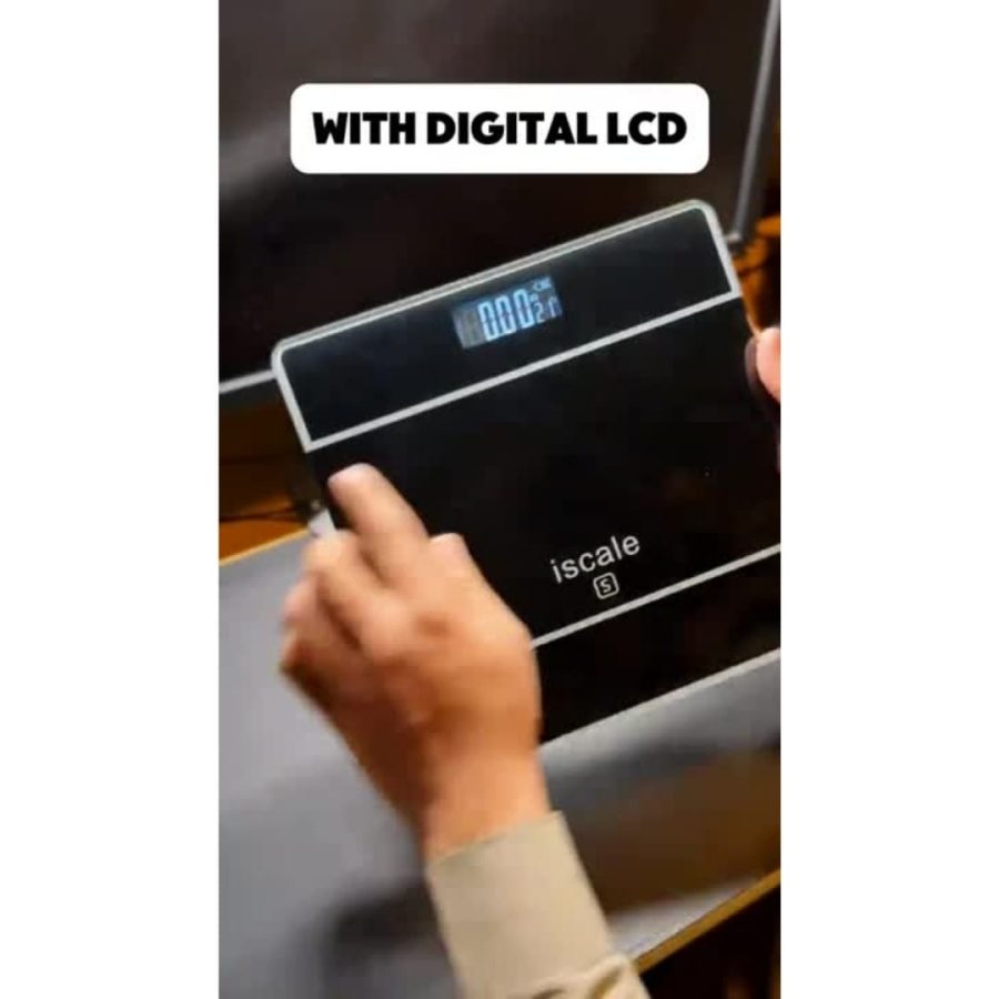 iScale Digital LCD Bathroom Weighing Scale — photo 3