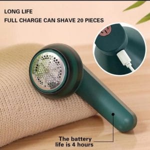 Portable rechargeable lint remover front view