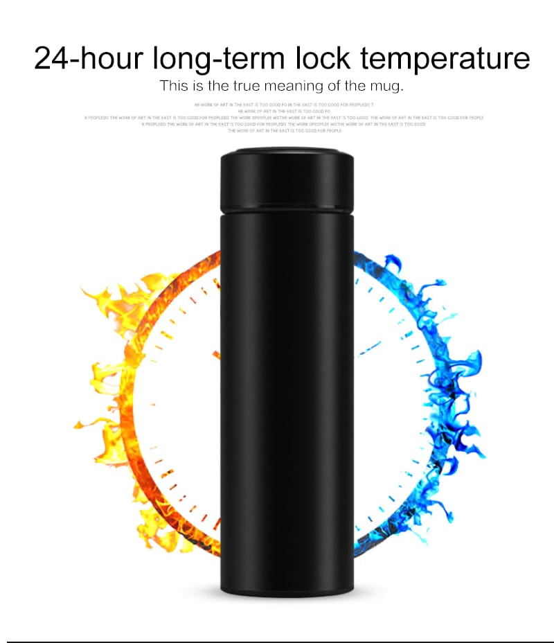 500ml Smart Thermos Flask with LED Temperature Display — photo 5