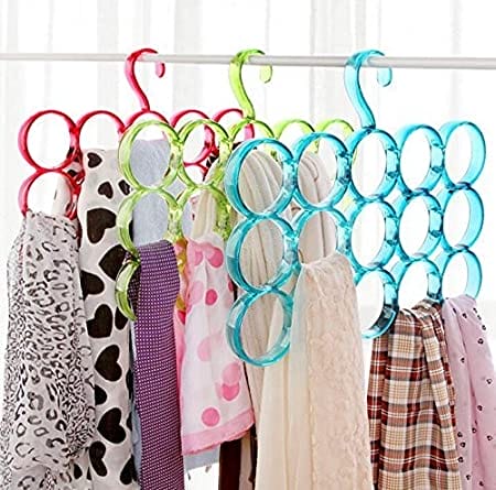 Dupatta & Scarf Hanger with Tier Bars + Ring Loops — photo 6