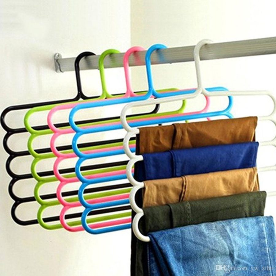 5-Layer S-Shape Multi-Pants Hanger — photo 3