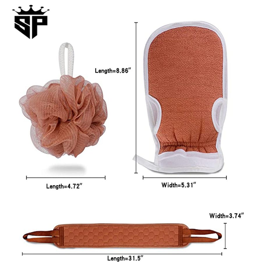 2-in-1 Bath Loofah Mitt — photo 6