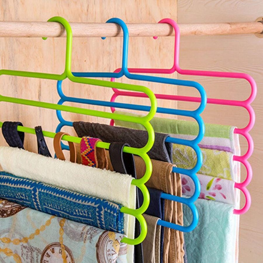 5-Layer S-Shape Multi-Pants Hanger — photo 4