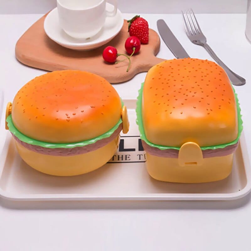 Hamburger-Shaped Bento Lunch Box for Kids — photo 2