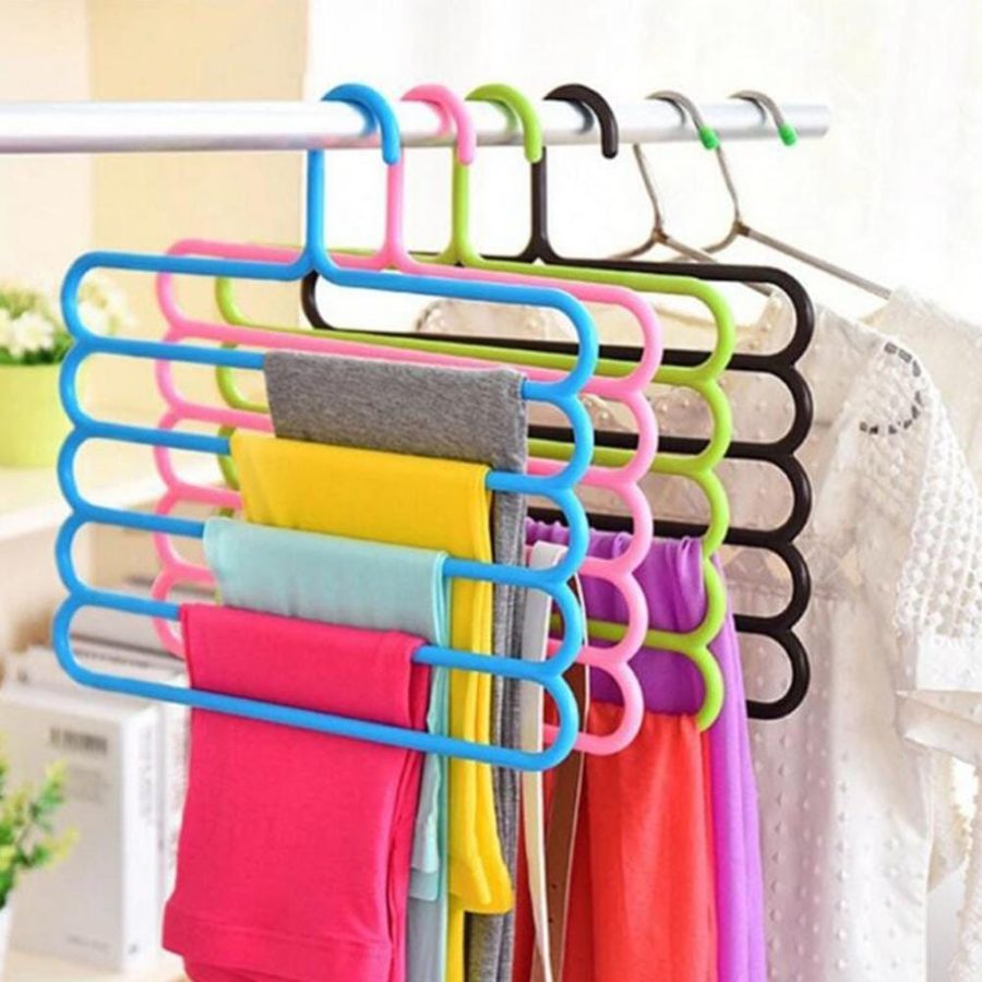 5-Layer S-Shape Multi-Pants Hanger — photo 2