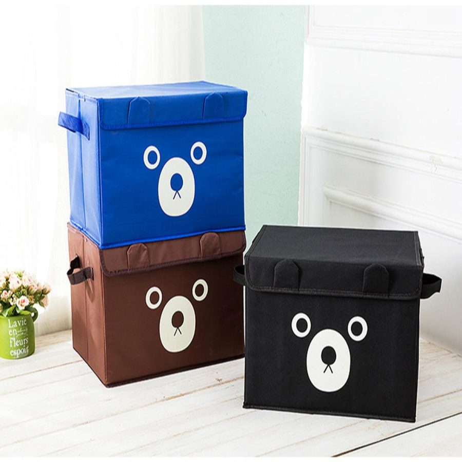 Cartoon Foldable Cube Storage Box — photo 2