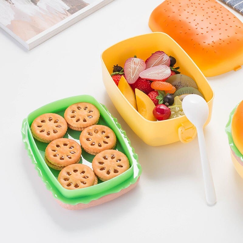 Hamburger-Shaped Bento Lunch Box for Kids — photo 3
