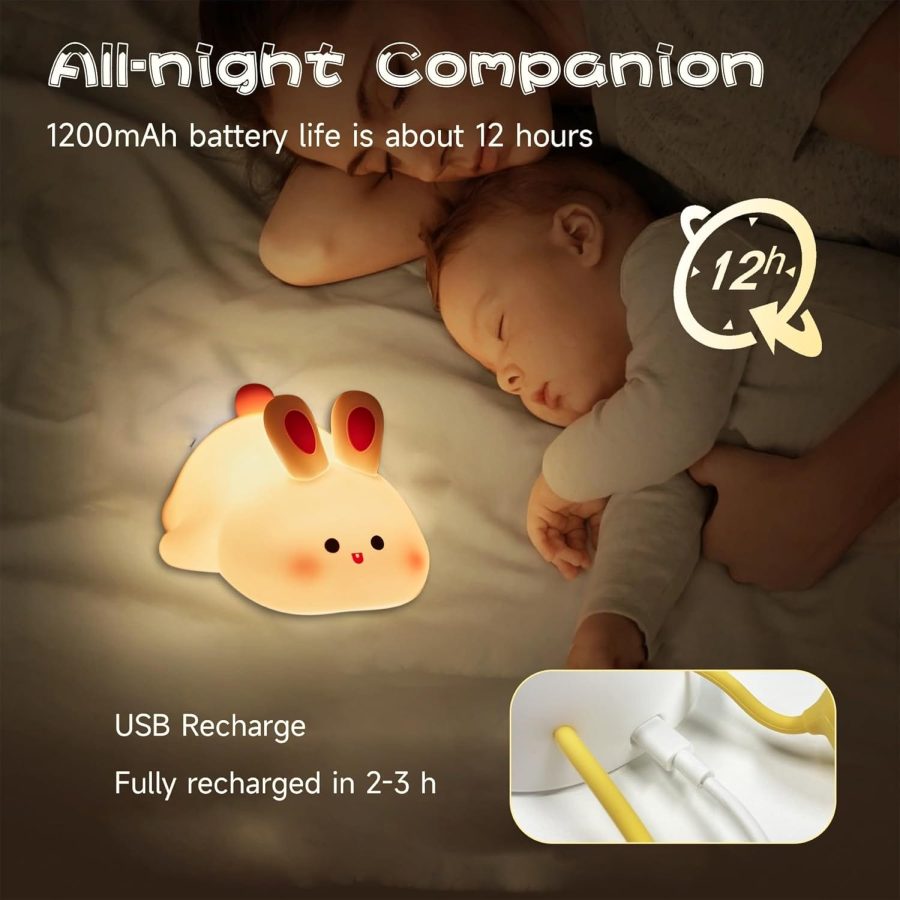 Silicone Rabbit Night Light — photo 6