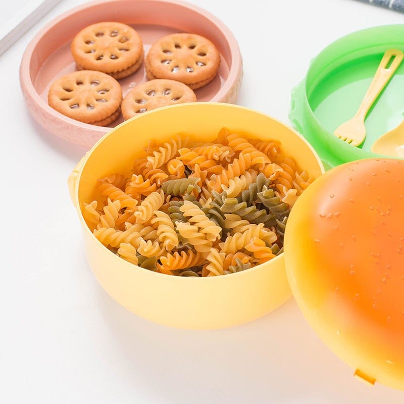 Hamburger-Shaped Bento Lunch Box for Kids — photo 4