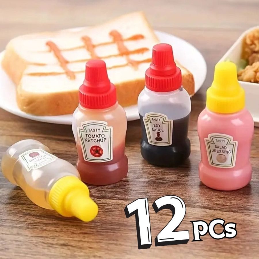 Mini Portable Sauce Bottles for Lunch Box — photo 2