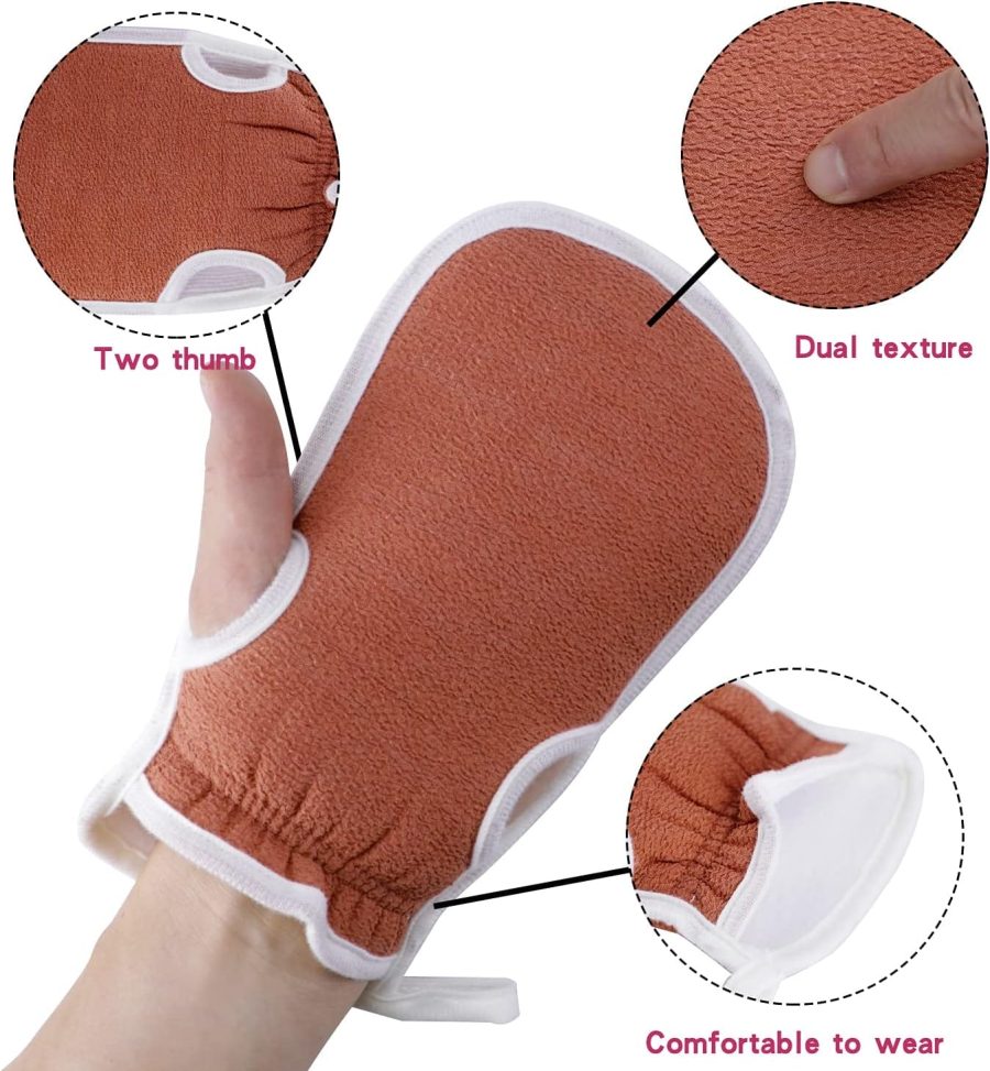 2-in-1 Bath Loofah Mitt — photo 7