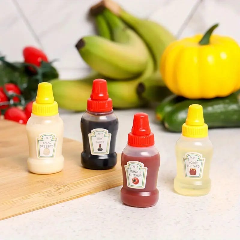 Mini Portable Sauce Bottles for Lunch Box — photo 8