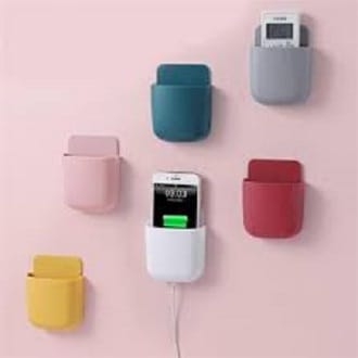 Wall-Mounted Phone & Remote Holder — photo 3